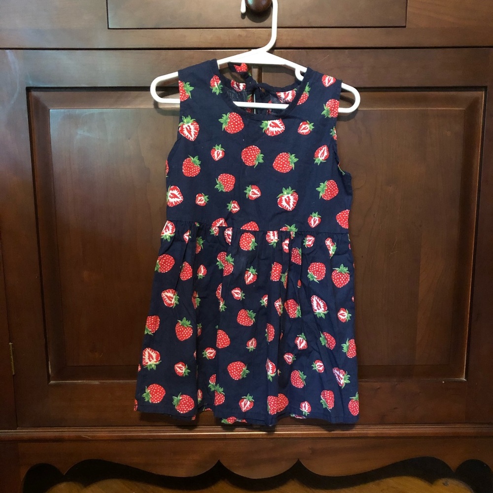 Girls size 4 strawberry dress